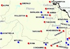 Location map - 2011 Bundaberg